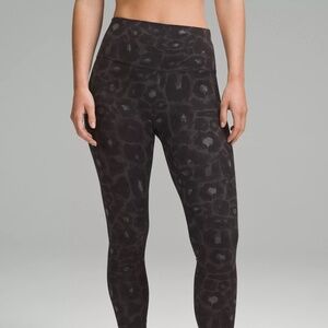 Lululemon leopard print leggings